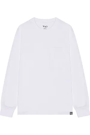 WAO The Long Sleeve Pocket Tee in . Size M, S, XL/1X.