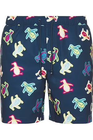 Original Penguin 7 All Over Print Pete Swim Shorts in . Size M, S.