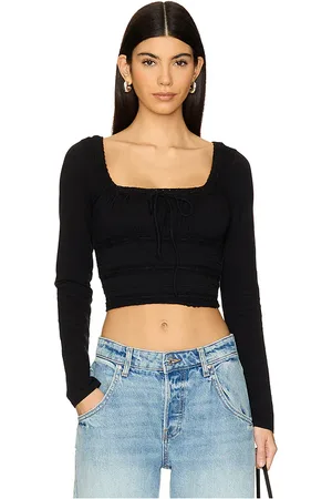 Free People Scarlet Smocked Long Sleeve in . Size M, S, XL, XS.