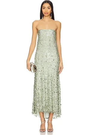 ALICE+OLIVIA Charity Embellished Gown Skirt in . Size 4, 6.