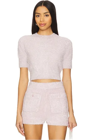 JoosTricot Crop Short Sleeve Crew in . Size M, S.