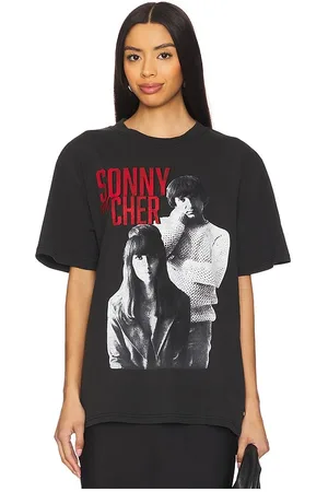 Philcos Sonny & Cher Portrait Boxy Tee in . Size M, S, XL/1X.
