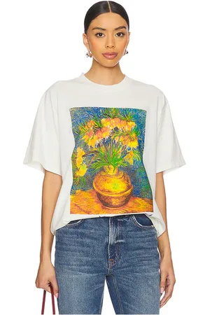 Philcos Sunflowers Boxy Tee in . Size M, S, XL/1X.