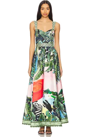 ALICE+OLIVIA Fia Structured Midi Dress in . Size 4.