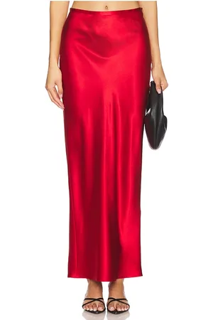 FLEUR DU MAL Rose Valentine Midi Skirt in . Size M, S, XS.