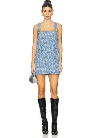 GCDS Monogram Denim Pocket Dress in . Size XS.
