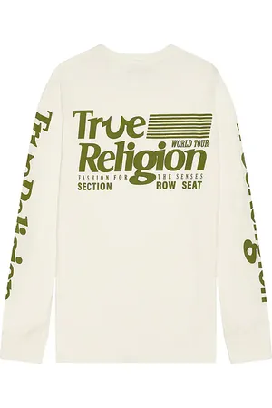 True Religion True Flag Long Sleeve Tee in . Size S, XL/1X.
