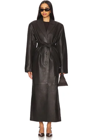 EAVES Formosa Leather Coat in . Size M, S, XL, XS.