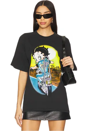 Philcos Betty Boop Wild Child Boxy Tee in . Size M, S, XL/1X.