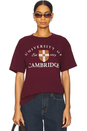 Philcos University of Cambridge Logo Boxy Tee in . Size M, S, XL/1X.