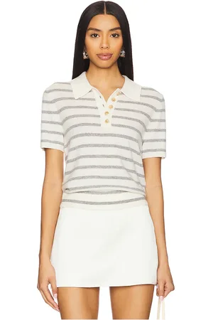 VERONICA BEARD Brandt Cashmere Polo in . Size M, S.