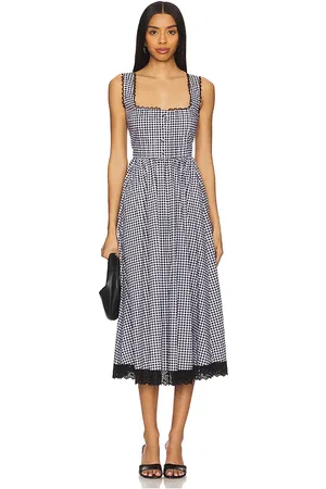 Caroline Constas Alanna Apron Midi Dress in . Size M, S, XS.