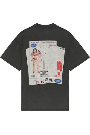 Represent Question Your Innocence T-Shirt in . Size M, S.