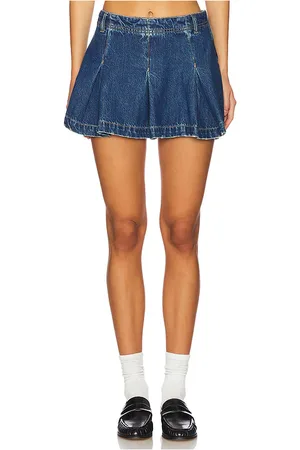 Free People Madison Ave Denim Mini Skirt in . Size 25, 26, 27, 28, 29, 31.