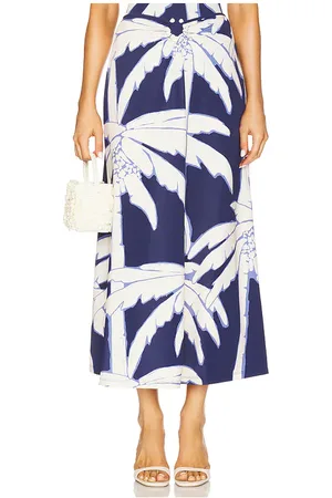 JOHANNA ORTIZ Palms Breath Of Life Midi Skirt in . Size 6.