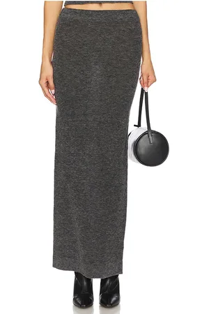 EAVES Mae Maxi Knit Skirt in . Size M, S, XL, XS, XXS.