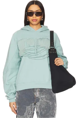 OTTOLINGER Distressed Multiline Hoodie in . Size M, S, XS.