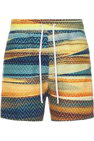Missoni Swim Short in Blue,Yellow. Size M.