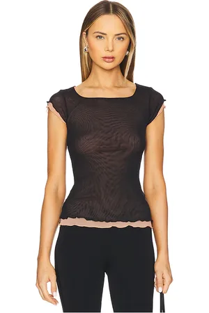 Free People X Intimately FP Double Take Mesh Tee in . Size M, S, XS.