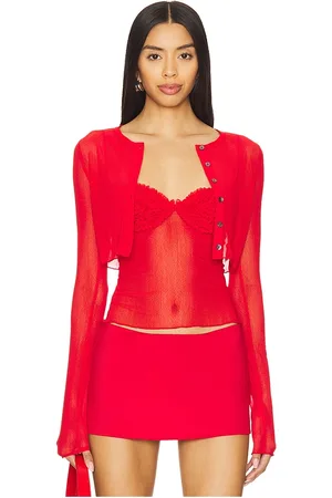 Lovers And Friends Steph Sheer Cardigan in . Size M, S, XL, XS, XXS.