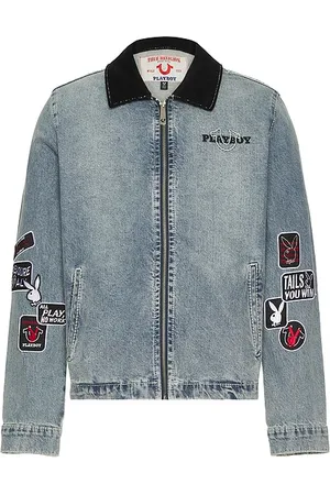 True Religion X Playboy Patch Collar Jacket in . Size M, S, XL/1X.