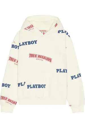 True Religion X Playboy Cinched Pullover Hoodie in . Size M, S, XL/1X.