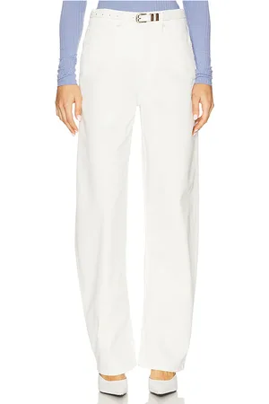 GOOD AMERICAN Twill Good Barrel Pant in . Size 10, 12, 16, 18, 2, 20, 22, 24, 4, 6, 8.