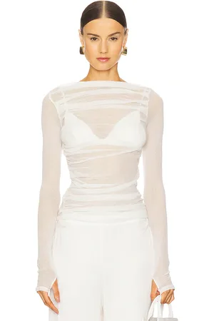 ENZA COSTA Draped Boatneck in . Size M, S, XS.