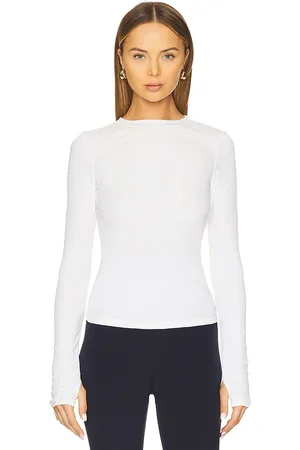 Splits59 Louise Rib Long Sleeve Top in . Size M, S, XL, XS.