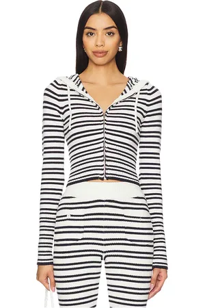 Frankies Bikinis Aimee Knit Hoodie in . Size M, S, XS.