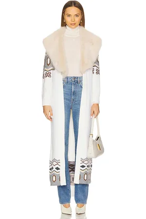 Retrofete Vail Faux Fur Cardigan in . Size S.