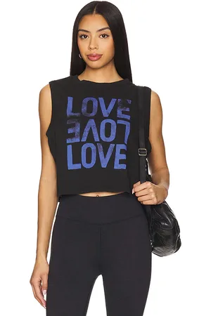 Spiritual Gangster Love Crawford Crop Tank Top in . Size M, S, XL, XS.