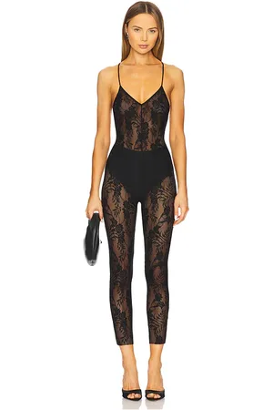 Norma Kamali Low Back Fara Slip Catsuit in . Size XS.