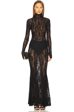 Norma Kamali Long Sleeve Turtle Fishtail Gown in . Size M, S, XS.