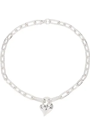 Jenny Heart Padlock Necklace in .