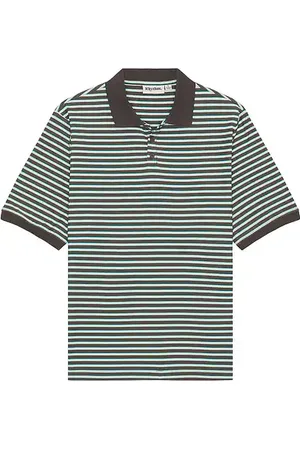 Rhythm Stripe Short Sleeve Polo in . Size M, XL/1X.