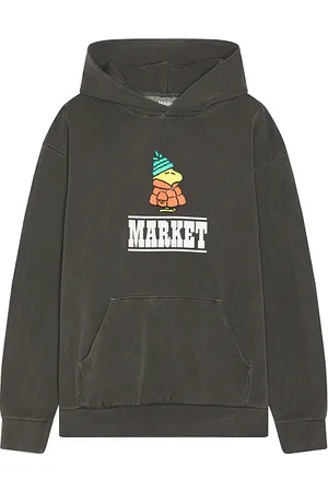 MARKET Peanuts Puffer Hoodie in . Size M, S, XL/1X.