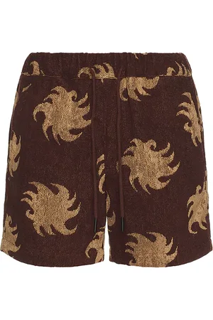 Oas Mocha Ember Terry Shorts in . Size XL/1X.