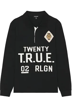 True Religion Long Sleeve Polo in . Size M, XL/1X.