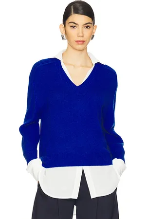 BROCHU WALKER V-neck Layered Pullover in . Size M, S, XS.