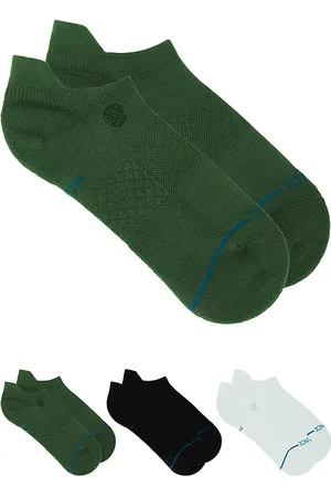 Stance Icon Low Tab 3 Pack Socks in . Size M, S.