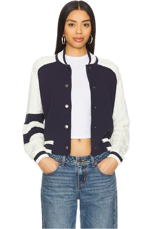 Central Park West Cable Sleeve Knit Bomber in . Size S, XS.