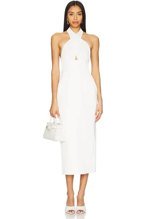 MORE TO COME Josie Midi Dress in . Size M, S, XL, XS, XXS.