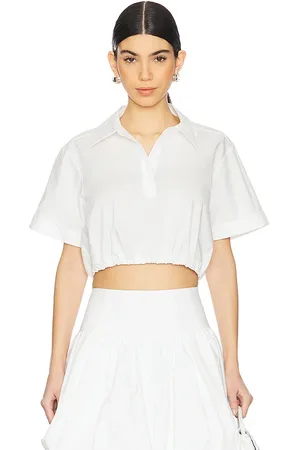 Simkhai Nicky Short Sleeve Crop Top in . Size M, S, XS.