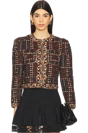 Isabel Marant Christy Jacket in Burnt Orange,Chocolate. Size 36/4, 38/6, 40/8.