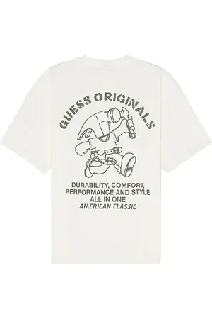 Guess Carpenter Shop Tee in . Size M, S, XL/1X, XS.