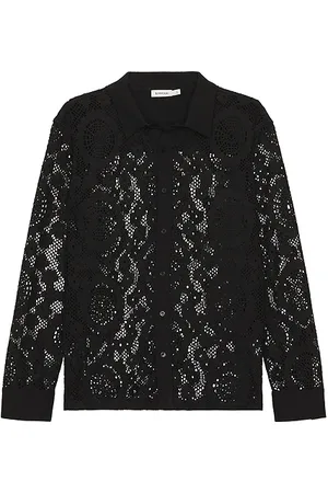 Simkhai Lace Button Down Shirt in . Size S.