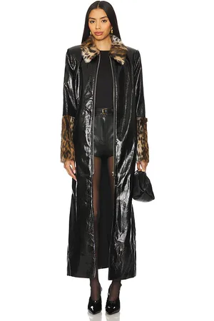 BY.DYLN Chandler Faux Fur Coat in . Size M, S, XS.
