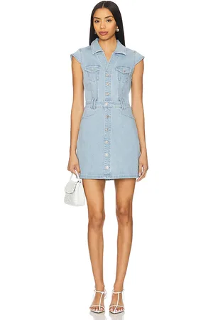 Paige Jaxsyn Denim Dress in . Size 6, 8.