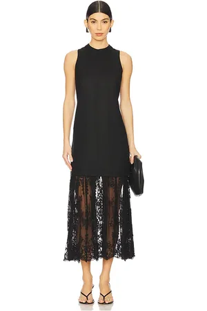 SEA Marja Embroidery Mesh Tank Dress in . Size 4, 6, 8.